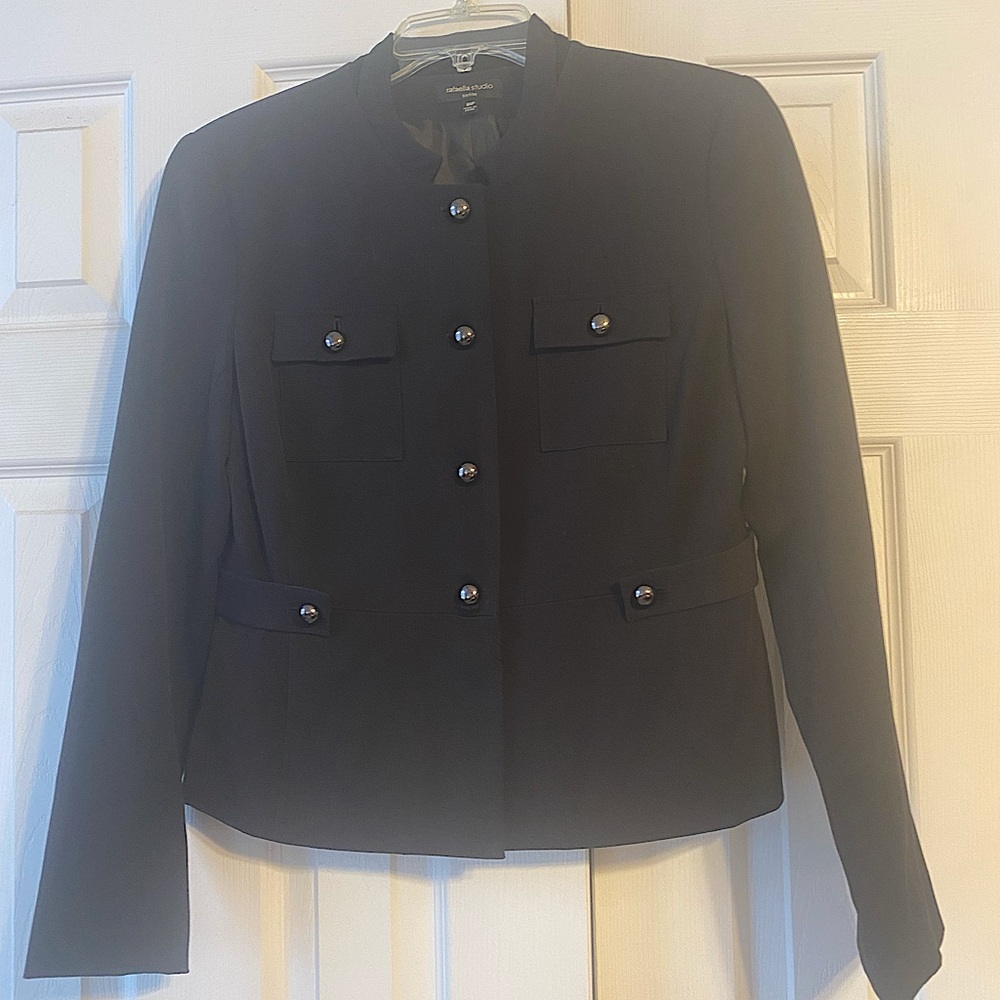 Rafella Studio jacket. Size:  10P. Color:  Black